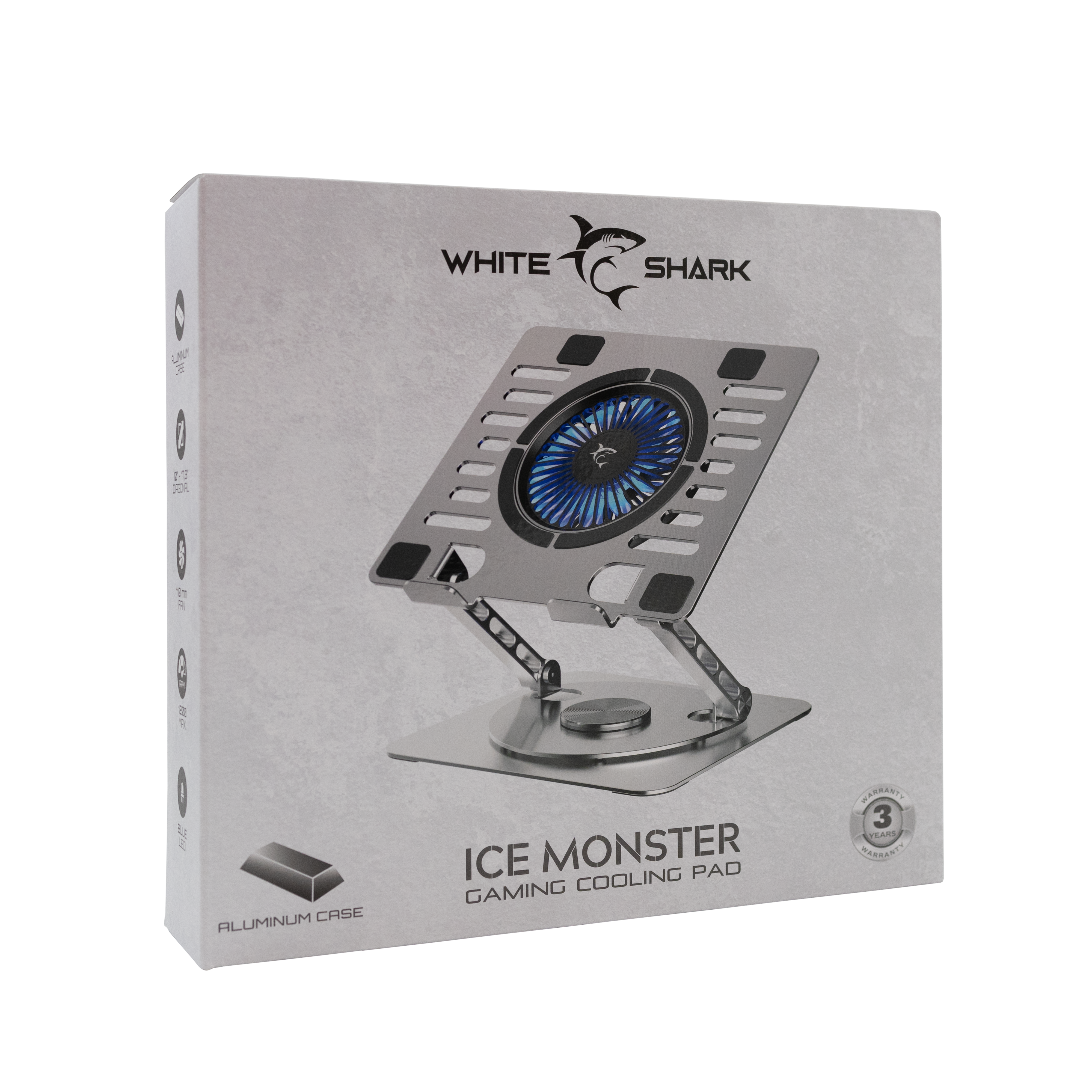 White Shark Ice Monster Gaming Cooling Pad White Shark Ice Monster Gaming Cooling Pad